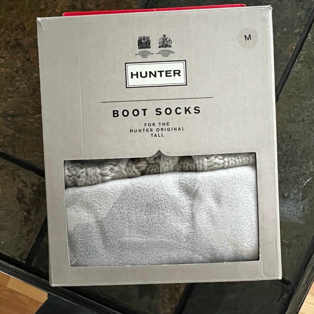 Hunter boot socks, fleece size M